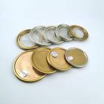 Aluminum POE EOE Foil Peel Off Lid Clear Pull Tab Easy Tear Cover for sale