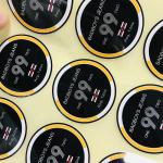 Brand Custom Silicone Label Embossing 3D TPU Name Logo T-Shirt