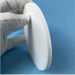 Clear Quartz Plate Opaque Silica Fused Polished Round Polished Quartz Glass Plate / Window