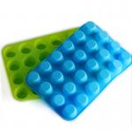 Oven Safe 24 Cavity Mini Donut Silicone Mould For Baking for sale