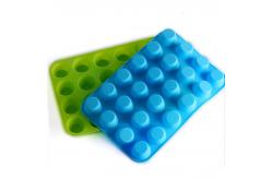 China BPA Free Silicone Mini Muffin Pan With 24 Cavities supplier
