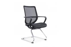 China Grey Fabric Swivel Office Chair Shaped Foam Cushion Ergonomic With Wheels supplier