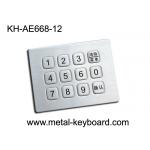Stainless Steel Mini 12 Keys Metal Numeric Keypad for Vending machine for sale