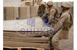 China Mil 3 Sand Filled Barriers Protection Against Bomb 8cm X 8cm Mesh supplier