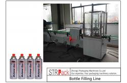 China Automatic Gas Cartridge Aerosol Can Filling Machine Line With Water Bath Leakage Tester supplier