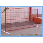 Powder Coated Temporary Mesh Fencing Low Carbon Steel Wire 8FT X 10FT Mesh Panel for sale