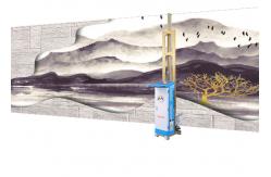 China Multifuncation Vertical Wall Printing Machine Unique Ink Heating Program supplier
