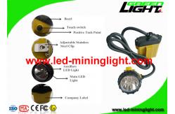 China Rechargeable 3W Cree LED Mining Light Cap Lamp with Low Power Warning supplier