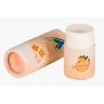 Food Grade Kraft Paper Tube Recyclable Cardboard Cylinder For Lip Balm for sale