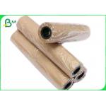 100% Virgin 70g 120g Unbleached Brown Kraft Paper Roll For Shopping Bag for sale