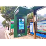 Large Outdoor Digital Signage Displays 1920*1080 Resolution For Bus Stop Advertising for sale