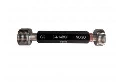 China 3/4-14 BSP Thread Plug Gauge for Tapered Pipe Thread Measurement supplier