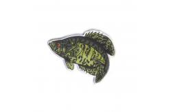 China Fishing Embroidery Logo Patches , Ironing Back Clothes Badges And Patches supplier