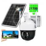 CMOS Sensor Solar Wifi Security Camera Ptz 4mp Hd Wifi Ip Cctv Surveillance for sale