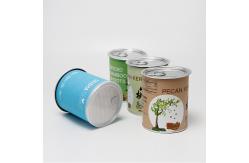 China Airtight Paper Tube Cans Packaging With Easy Open Lid Tamper Proof supplier