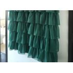 Double Deck Pretty Shower Curtains , Thicken Waterproof Elegant Shower Curtains