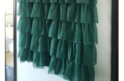 China Double Deck Pretty Shower Curtains , Thicken Waterproof Elegant Shower Curtains supplier