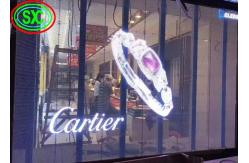China Aluminum Cabinet Material Transparent LED Screen with 6.2kg Cabinet Weight supplier