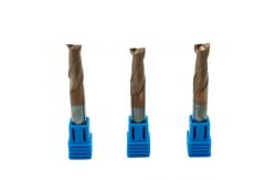 China TiSin Coating Two Flute End Mill / Carbide Cutting Tools Square End Mill supplier