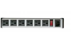 China Horizontal Six Outlet PDU Power Distribution Unit , Network Rack Power Strip supplier