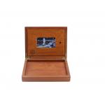 Wooden promotional video box , 4.3 Inch LCD gift box 128MB Memory for sale
