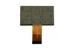 China 3.0V Custom LCD Panel Black Silk Screen Segmented TN Transmissive FPC Connect supplier