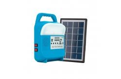 China 6000mah Solar Power Bank LED Emergency Lights 3W 6V Rechargeable supplier