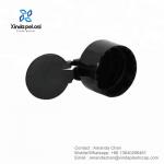 Plastic Flip Top Cap Ribbed Smooth Surface Dispenser Cap For Shampoo Bottles for sale