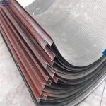 China Factory High Pressure Stainless Steel 304 316L Wedge Wire Screen Sieve Bend Screen for Fish Pond for sale