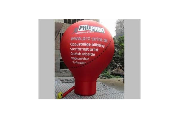Inflatable advertising balloon / inflatable red giant ground balloon for grand opening