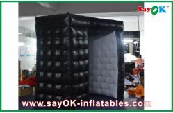 China Black Portable Digital Inflatable Photo Booth Kiosk Tent Waterproof supplier