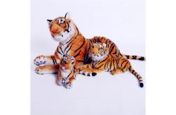 China Lifelike 40cm Tiger Plush Doll With Polypropylene Cotton Filling supplier