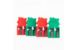 China Bear Shape Double Hole Funny Pencil Sharpner For Kids supplier