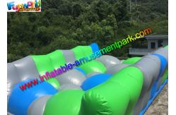 China Vinyl Inflatable Obstacle Course Jump Around / Jumping Obstacle Track Inflatables supplier