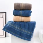 Soft and Absorbent Dark Golden Silk Towel Ideal for Home Quick-Dry Bath Head Towel for sale
