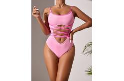 China Beach Occasion One Piece Swimwear Offering High Elasticity Support supplier