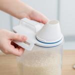 4lbs Airtight Rice Containers 2.5L 3L Plastic Kitchen Organizer