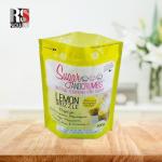 Tableware Disposable Laminated Poly Bag Zipper Stand Up Resealable Plastic Bags