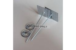 China Insulation Fasteners Rock Wool Self Adhesive Pins With 12Ga Aluminum pins supplier