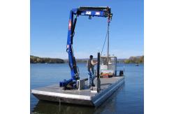 China Marine Boom Jib Crane 40tons With Hydraulic Slewing For Ship 18m/Min supplier