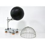 Wire Frame 200mm Dull Black Painted Wooden Sphere Device IEC 60335-2-23