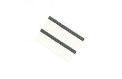 China 2.54mm Pin Headers and Sockets DIP  Dual Plastic Single Row  L=38mm supplier