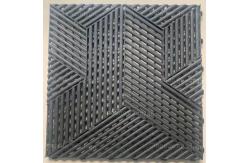 China Sturdy Black Interlocking Tiles Garage Warehouse Plastic Interlocking Garage Floor Tiles supplier