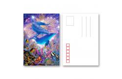 China Custom Lenticular Printing Holographic 3D Postcard Heat Resistant Non Toxic supplier