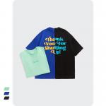 Towel Embroidered Casual Three Dimensional Blank T Shirt English Letter Printed for sale