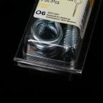 Clear PET Plastic Clamshell Packing USB Data Cable Box Custom Crystal Clear for sale