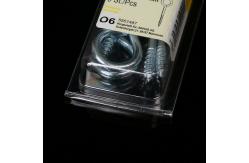 China Clear PET Plastic Clamshell Packing USB Data Cable Box Custom Crystal Clear supplier