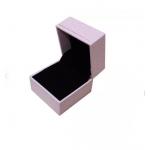 Exquisite PU Leather Box Leatherette Jewelry Packing Box ISO9001 for sale