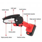 5.0Ah Lithium Ion Brushless Cordless Portable Chain Saw 16in Self Sharpening for sale