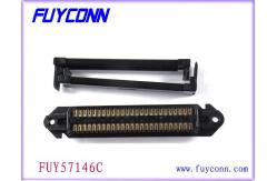 China Female 64 Pin Centronic IDC Clamp Connector with Cable Clamp 2.16mm supplier